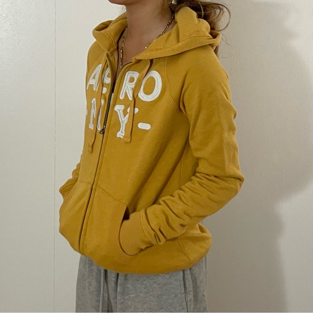 Yellow Aeropostale Zip Up